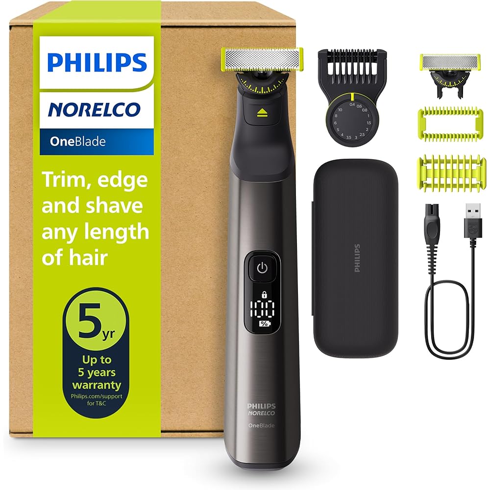Philips Norelco OneBlade 360 Pro Face and Body Hybrid Trimmer