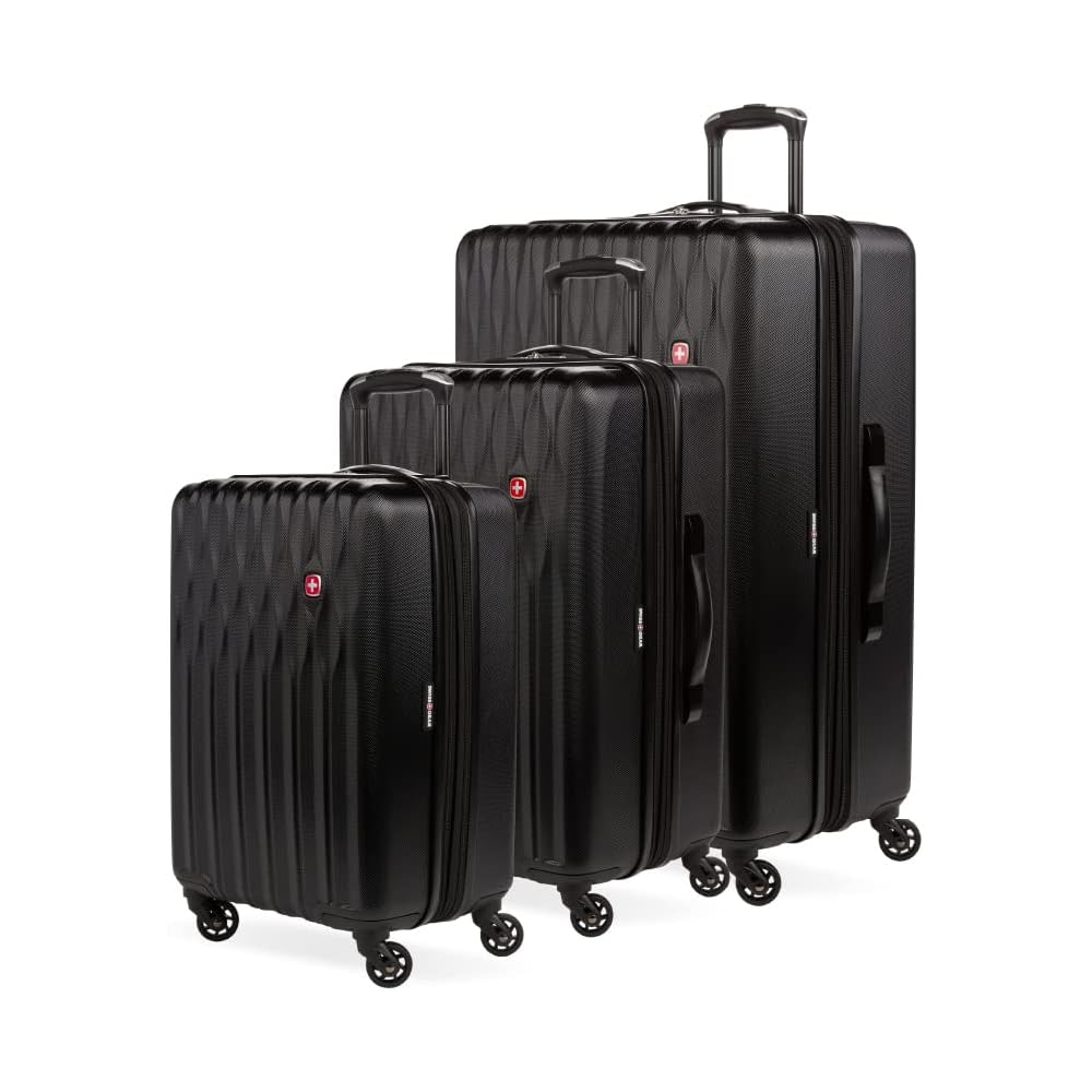 SwissGear 8018 Hardside Expandable 3-Piece Spinner Luggage Set