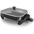 BLACK+DECKER 12x15-Inch Nonstick Electric Skillet with Glass Lid