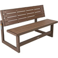 Lifetime 60139 55-Inch Outdoor Convertible Bench (Mocha Brown)