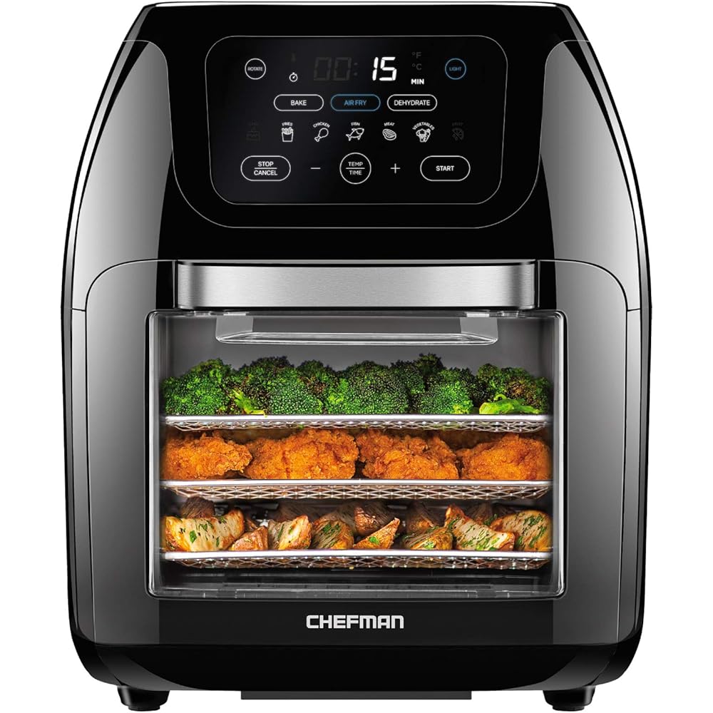 CHEFMAN 10L Multifunctional Digital Air Fryer and Rotisserie Oven