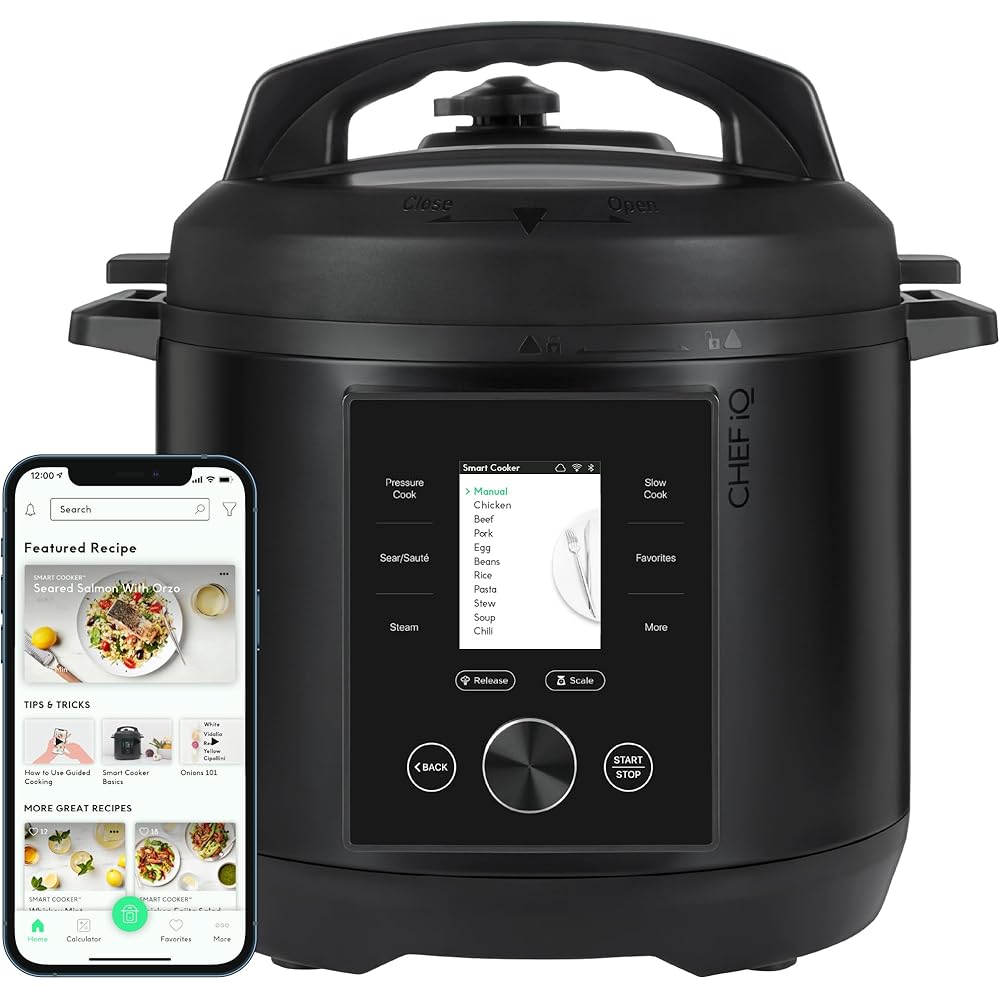 CHEF iQ Smart 6QT Electric Pressure Cooker with WiFi and Scale