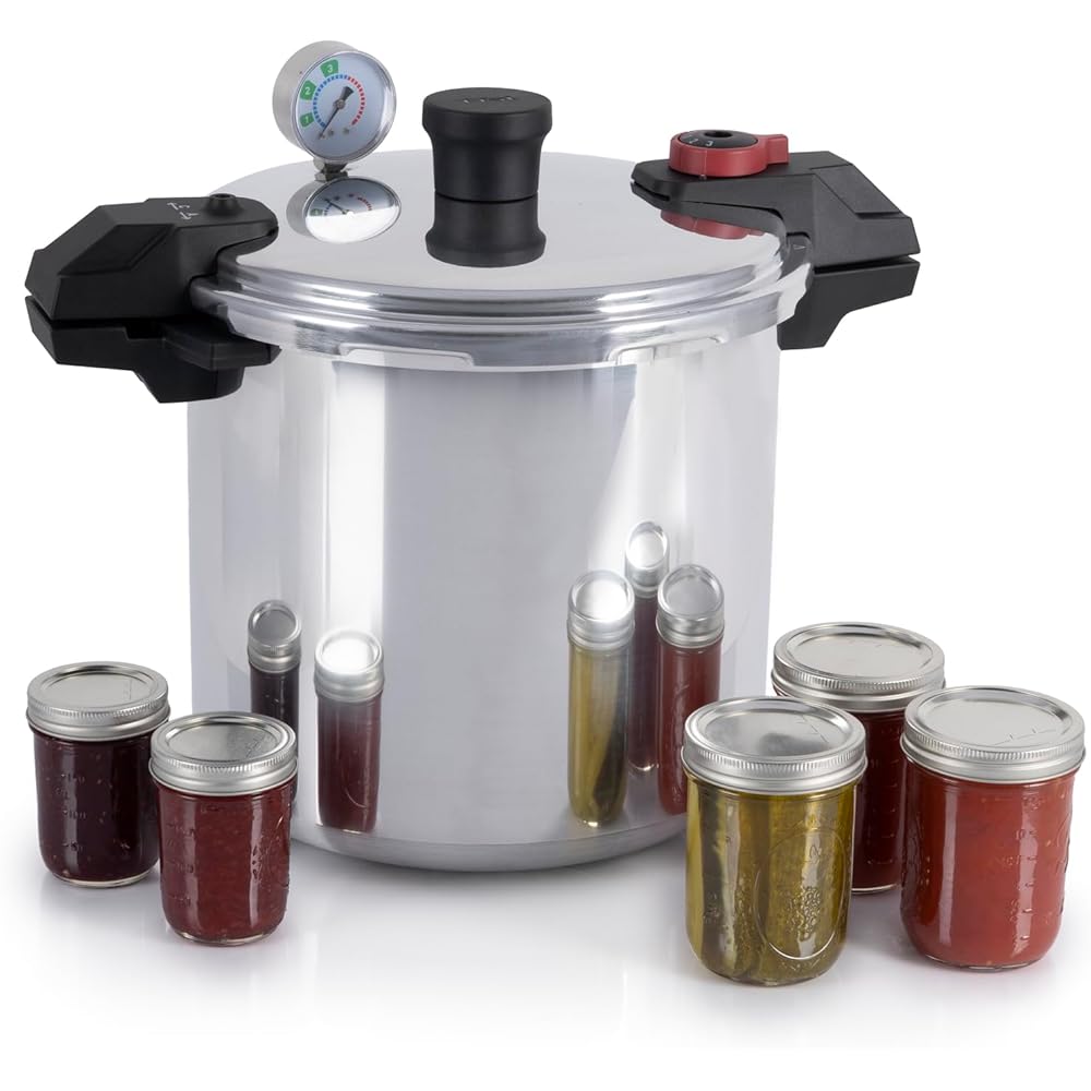 T-fal 22-Quart Aluminum Pressure Cooker and Canner System