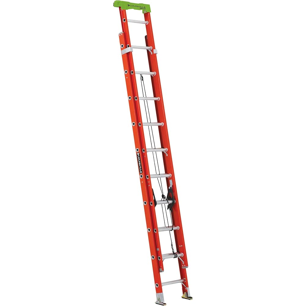 Louisville Ladder 20-Foot Fiberglass Extension Ladder (L-3022-20PT)