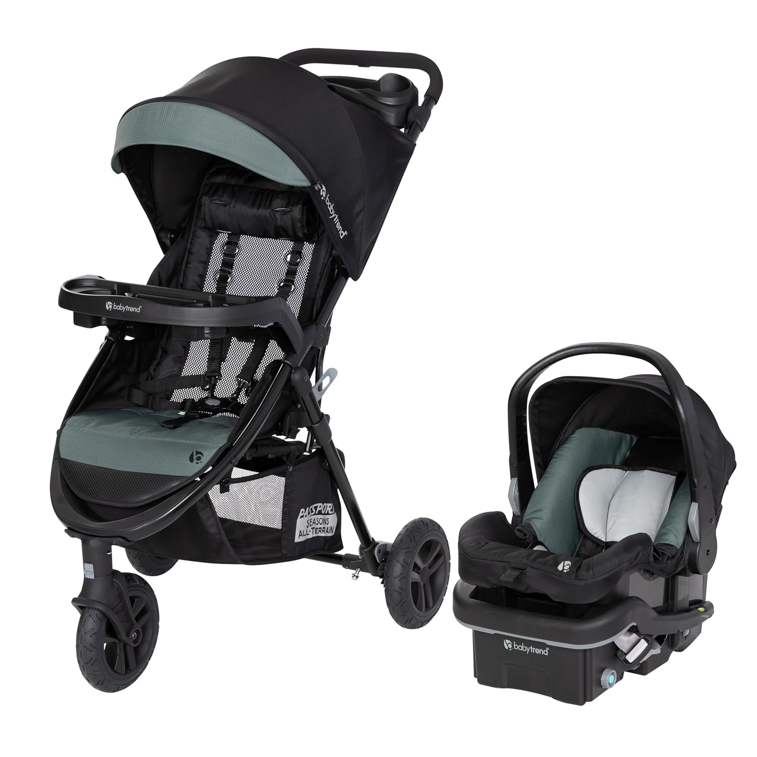 Baby Trend Passport Seasons All-Terrain Travel System (Madrid Green)