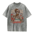 I Asked Myself If I'm Okay Skeleton T-Shirt, Snarky Sarcastic Funny Mental Health Shirt, Vintage Distressed Graphic Tee