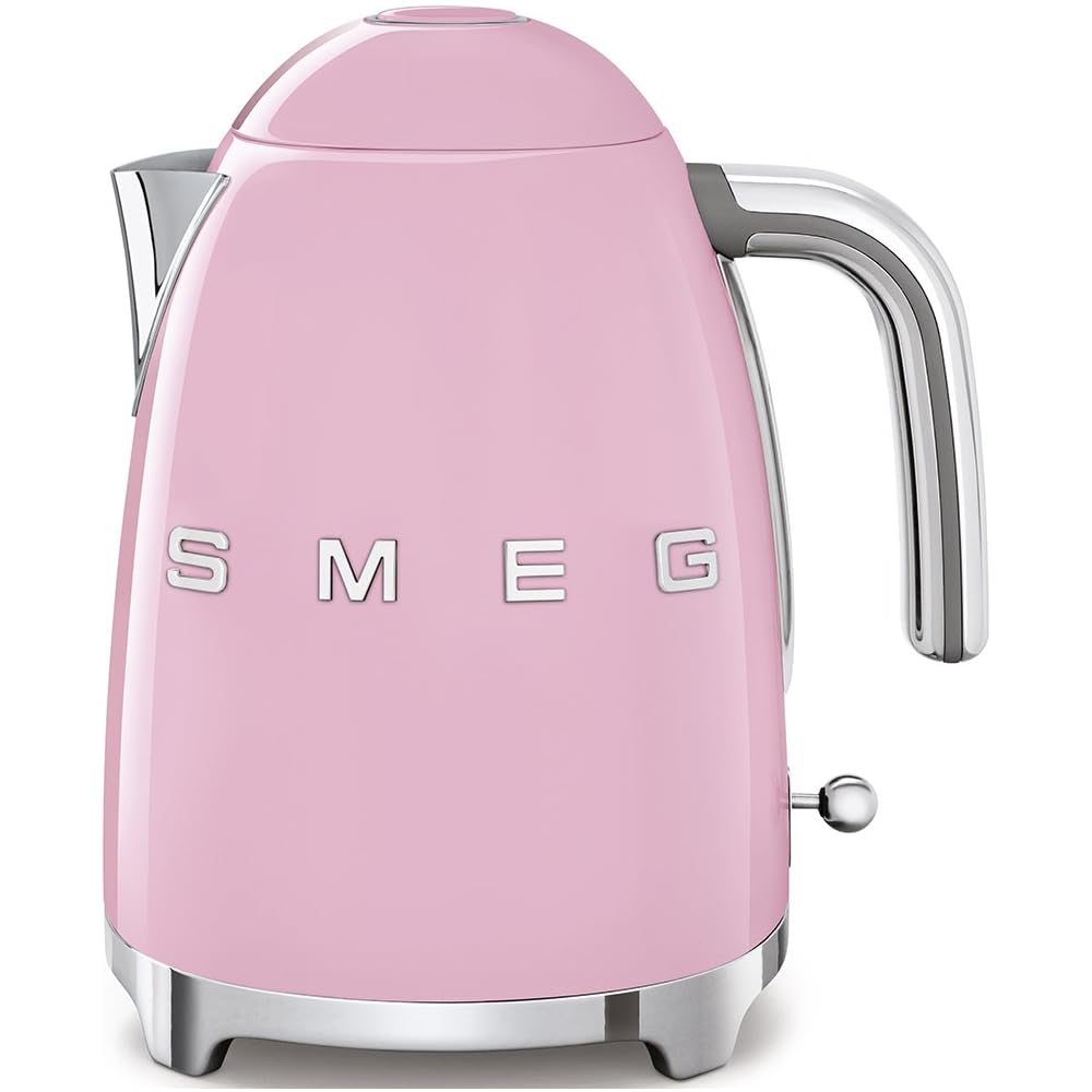 SMEG 50s Retro Style Electric Water Kettle (Pink, KLF03PKUS)