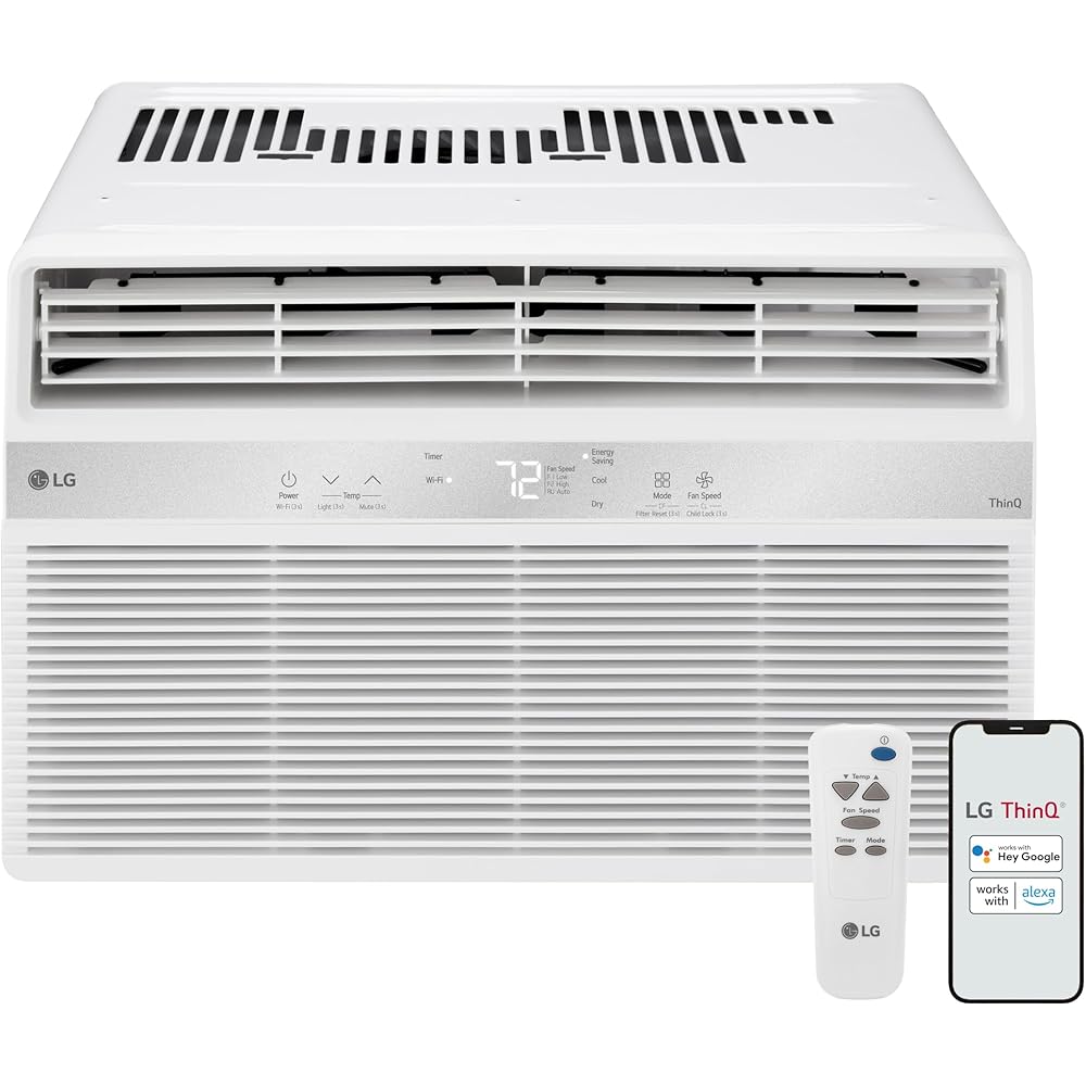 LG 10000 BTU Smart Wi-Fi Window Air Conditioner (LW1025RSM)