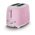 SMEG 2-Slice Toaster with 6 Presets and Crumb Tray (Pink)