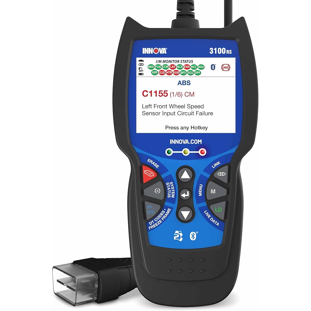 INNOVA 3100RS OBD2 Scanner with ABS and SRS Airbag Diagnostic Tool
