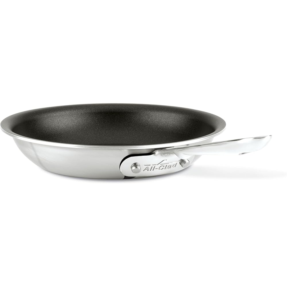 All-Clad D5 8-Inch Brushed Stainless Steel Pro Non-Stick Frying Pan
