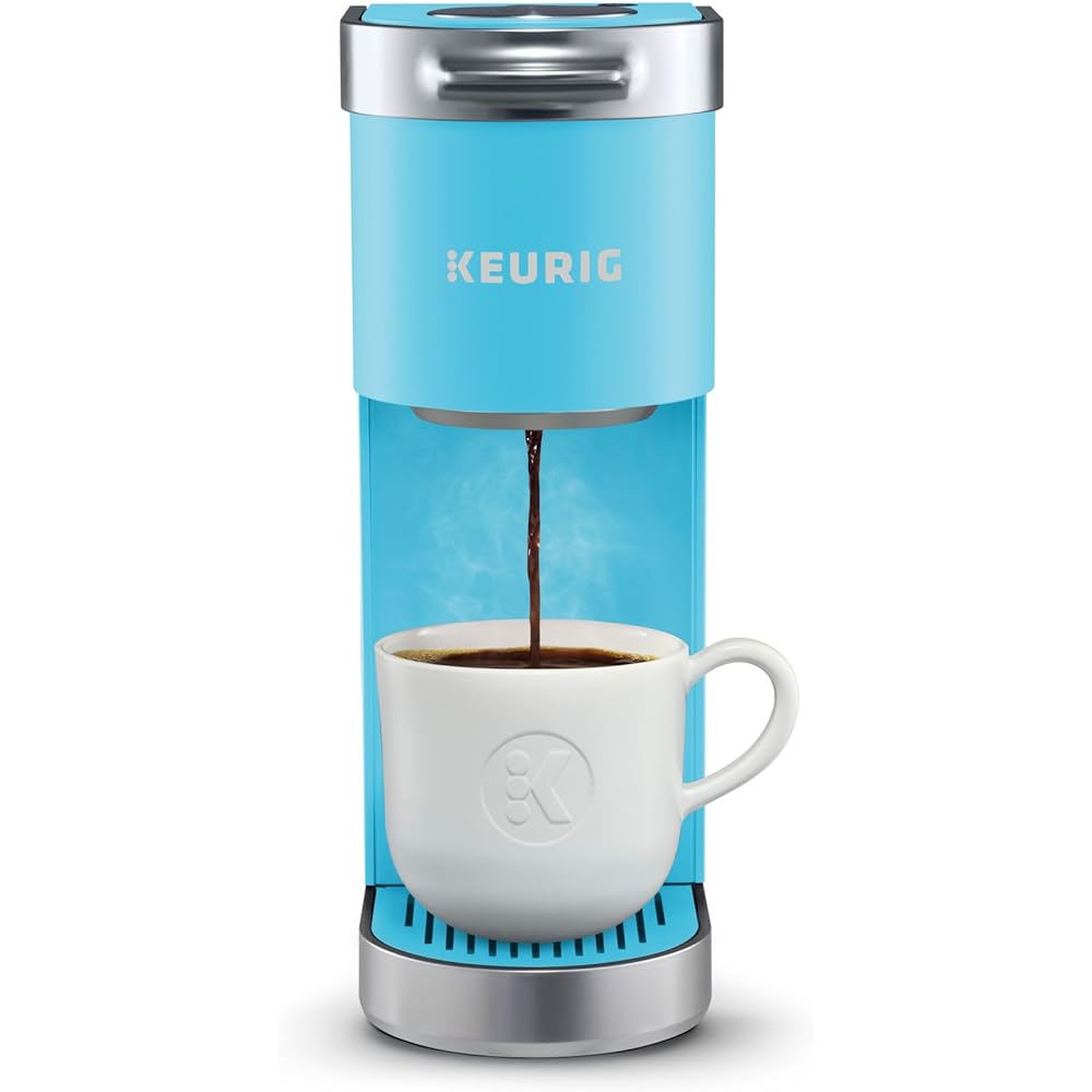 Keurig K-Mini Plus Single-Serve K-Cup Pod Coffee Maker (Cool Aqua)