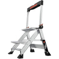Little Giant Jumbo Step 2-Step Aluminum Step Stool (Silver)