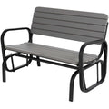 Lifetime 60361 Outdoor Swing Glider Bench (Storm Dust)