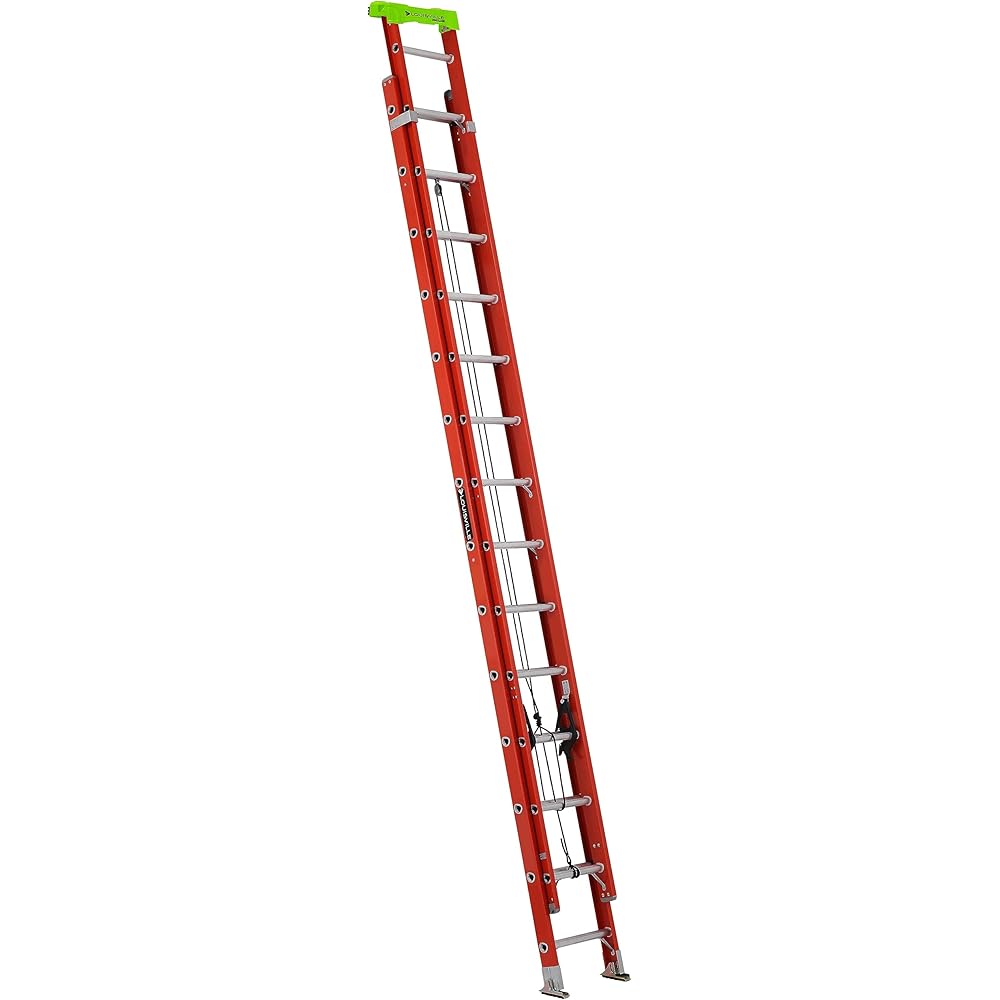 Louisville Ladder 20-Foot Fiberglass Extension Ladder (Type IA)