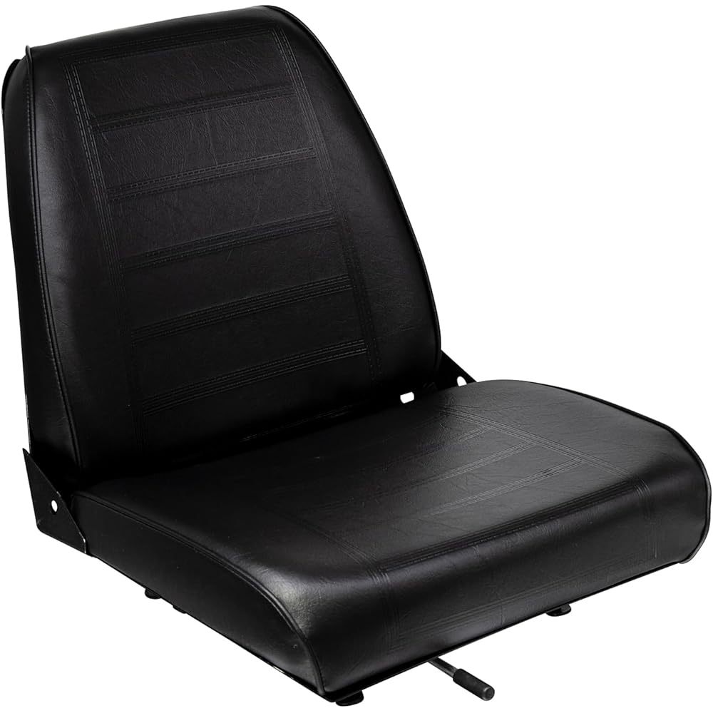 Wise Industrial WM682 Universal Bucket Seat Assembly (Black)