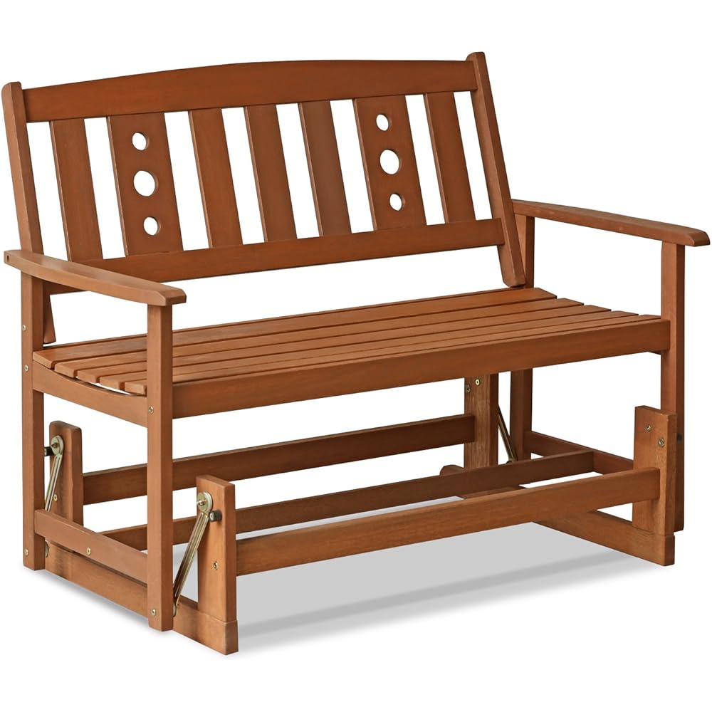 FURINNO FG17485 Tioman Outdoor Hardwood New Mexico Glider