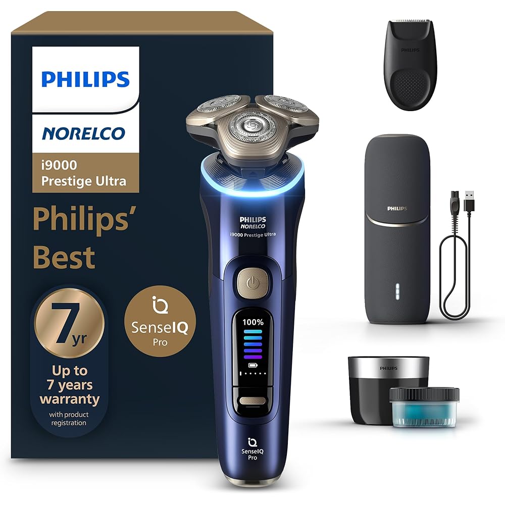 Philips Norelco Shaver i9000 Prestige Ultra (Adriatic, XP9401/92)