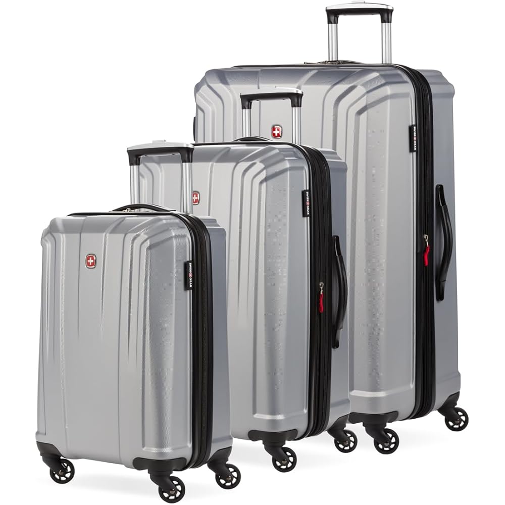 SwissGear 3750 Hardside Expandable 3-Piece Spinner Luggage Set