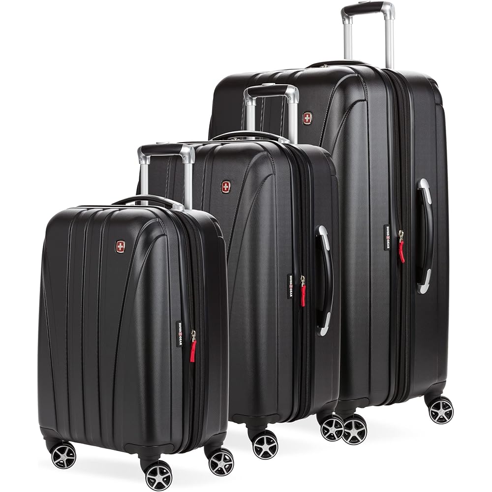 SwissGear 7585 Hardside Expandable 3-Piece Spinner Luggage Set