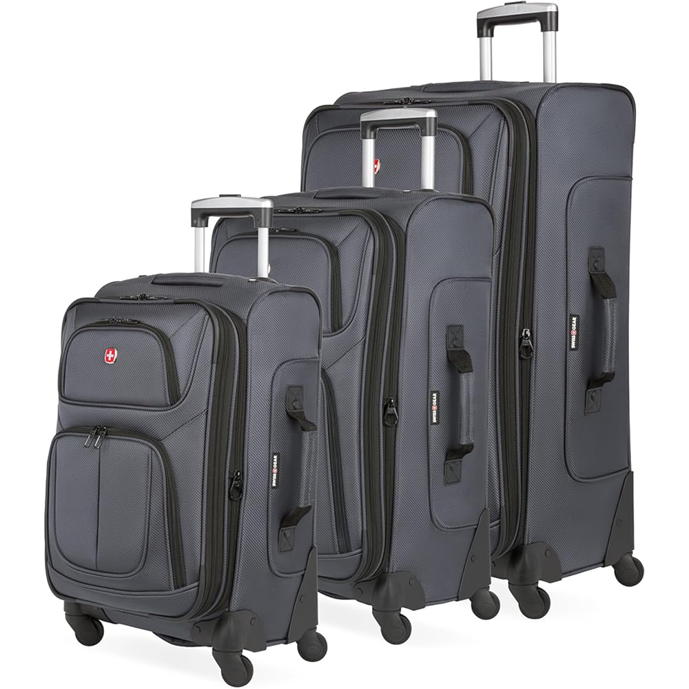 SwissGear Sion Softside Expandable 3-Piece Luggage Set